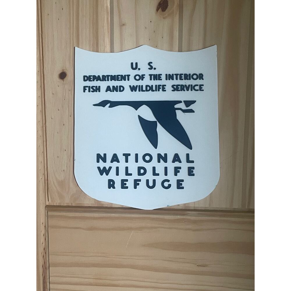 US National Wildlife Refuge Sign